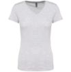 Image de T-shirt col V manches courtes femme