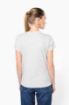 Image de T-shirt col V manches courtes femme