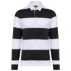 Image de Polo rugby rayé manches longues unisexe