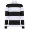 Image de Polo rugby rayé manches longues unisexe