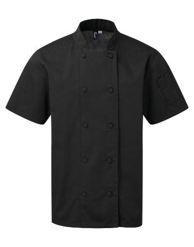 Image de Veste chef cuisinier manches courtes Coolchecker®