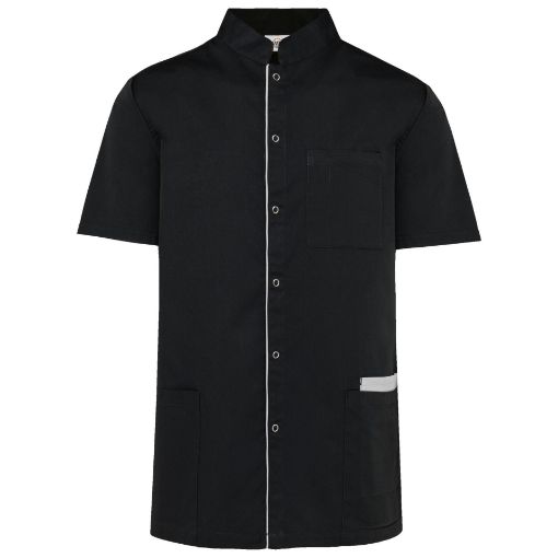 Image de Blouse polycoton avec boutons-pression homme