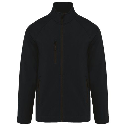 Afbeeldingen van Ecologisch 3-laags uniseks softshell-jasje