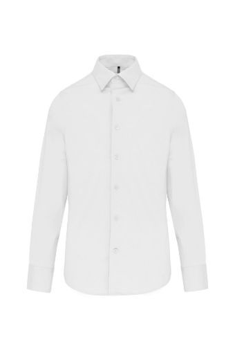 Image de Chemise ajustée manches longues sans repassage