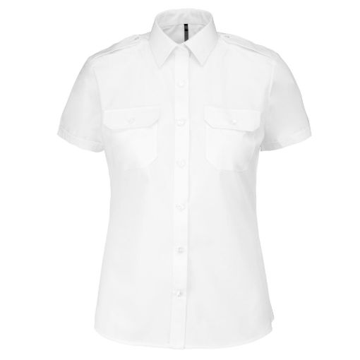 Image de Chemise pilote manches courtes femme