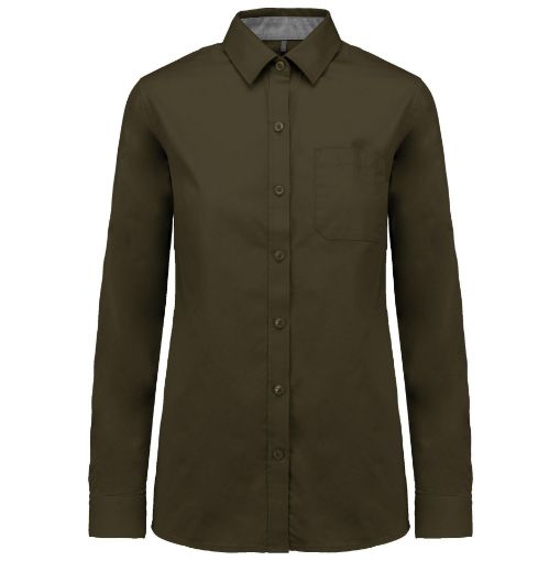 Image de Chemise coton Nevada manches longues femme