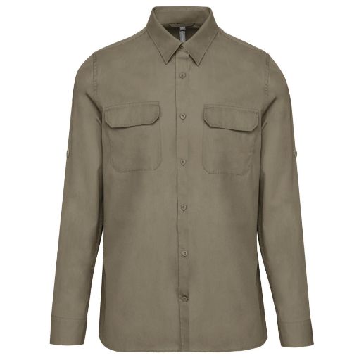 Image de Chemise safari manches longues homme