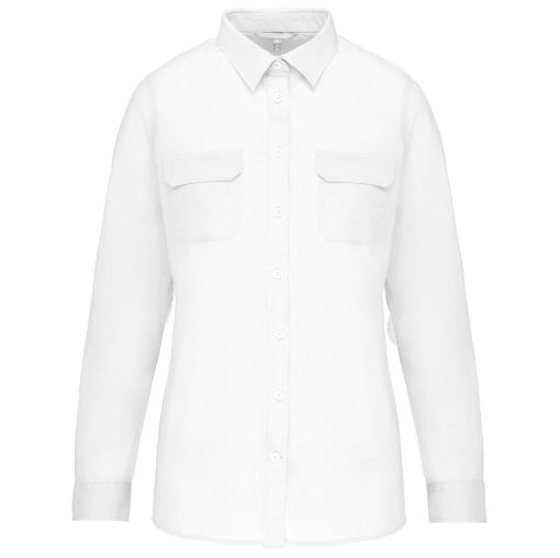 Image de Chemise safari manches longues femme