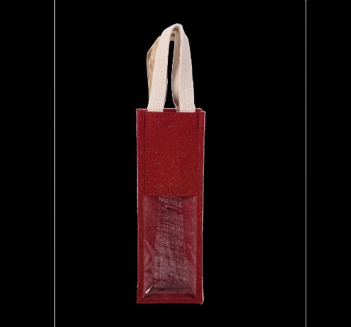 Image de Sac porte-bouteille en jute