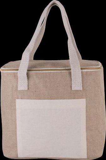 Image de Sac isotherme en jute - modèle moyen