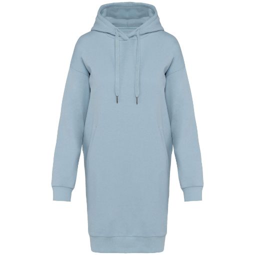 Image de Robe sweat-shirt écoresponsable à capuche femme