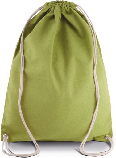 Image de Sac à dos en coton avec cordelettes