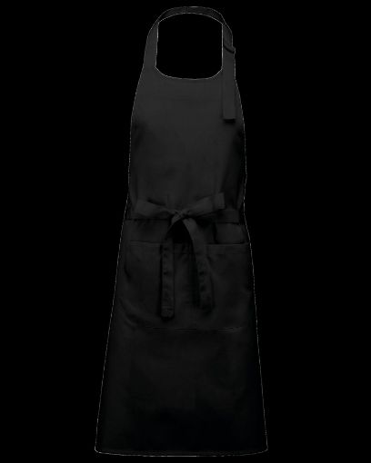 Afbeeldingen van Schort van polykatoen wasbaar op hoge temperatuur