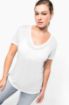 Image de T-shirt Lyocell TENCEL™ col V manches courtes femme
