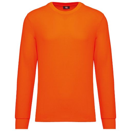 Image de T-shirt unisexe écoresponsable manches longues coton/polyester