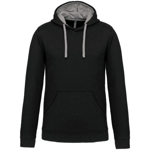 Image de Sweat-shirt capuche contrastée homme