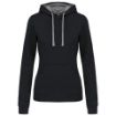 Image de Sweat-shirt capuche contrastée femme