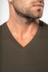 Image de T-shirt col V manches longues homme