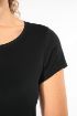 Image de T-shirt col bateau manches courtes femme