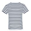 Image de T-shirt rayé marin avec poche manches courtes enfant