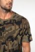 Image de T-shirt camo manches courtes homme