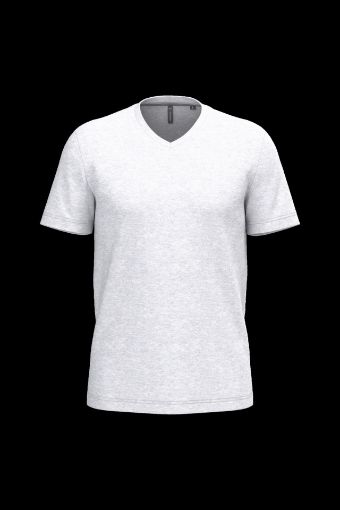 Image de T-shirt col V manches courtes homme