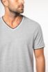 Image de T-shirt maille piquée col V homme