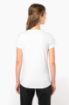 Image de T-shirt col V manches courtes femme