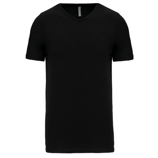 Image de T-shirt manches courtes col V homme