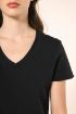 Image de T-shirt Supima® col V manches courtes femme