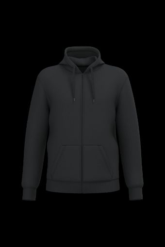 Image de Sweat-shirt recyclé zippé à capuche unisexe