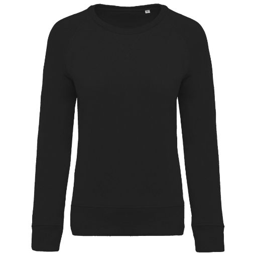 Image de Sweat-shirt Bio col rond manches raglan femme