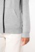 Image de Sweat-shirt zippé capuche contrastée femme