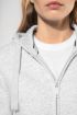 Image de Sweat-shirt zippé capuche femme