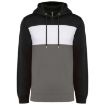 Picture of Unisex tricolour hooded sweatshirt
