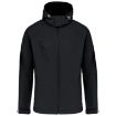 Image de Veste softshell à capuche amovible homme