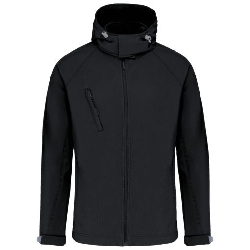 Image de Veste softshell à capuche amovible homme