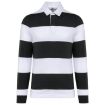 Image de Polo rugby rayé manches longues unisexe