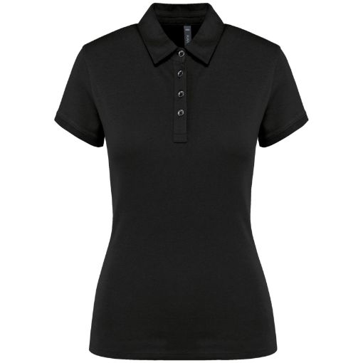 Image de Polo jersey manches courtes femme