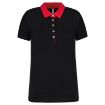 Image de Polo jersey bicolore femme