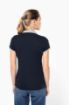 Image de Polo piqué bicolore femme