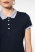 Image de Polo piqué bicolore femme