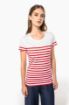 Picture of Ladies Organic crew neck sailor T-shirt