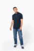 Picture of Men's short-sleeved polo shirt with Mandarin collar