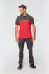 Picture of Recycled two-tone short sleeves poloshirt