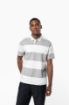 Picture of Unisex short-sleeved striped polo shirt