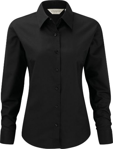 Bild von Ladies' Long Sleeve Easy Care Oxford Shirt