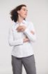 Bild von Ladies Long Sleeve Herringbone Shirt