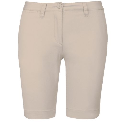 Bild von Chino-Bermuda-Shorts für Damen