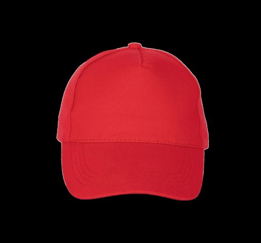 Bild von Sportkappe mit 5 Panels aus dicker Baumwolle